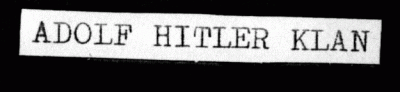 logo Adolf Hitler Klan